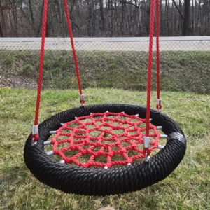 Bocianie gniazdo czarno-czerwone